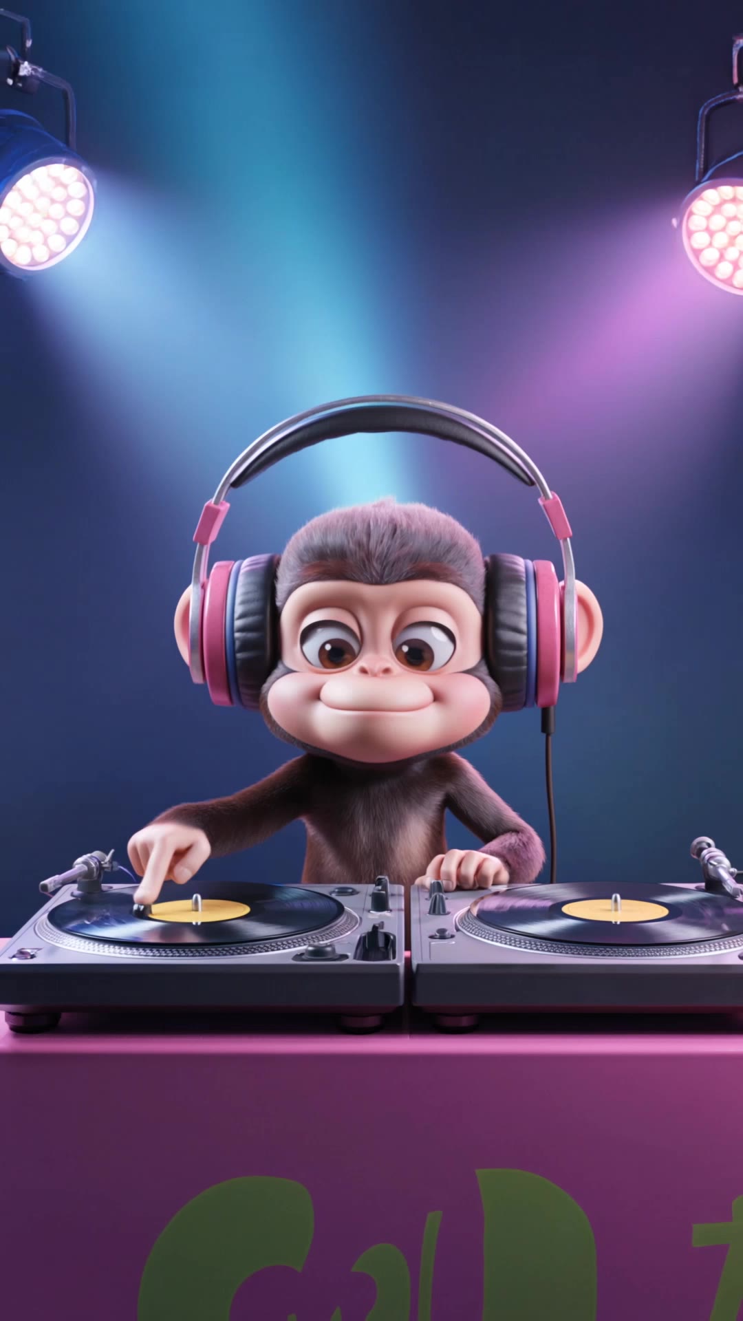 Kling AI work 317221993326349 - monkey style AI video