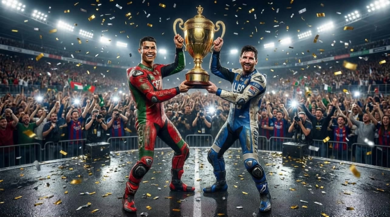 Kling AI work 298676147617225 - trophy celebration AI video