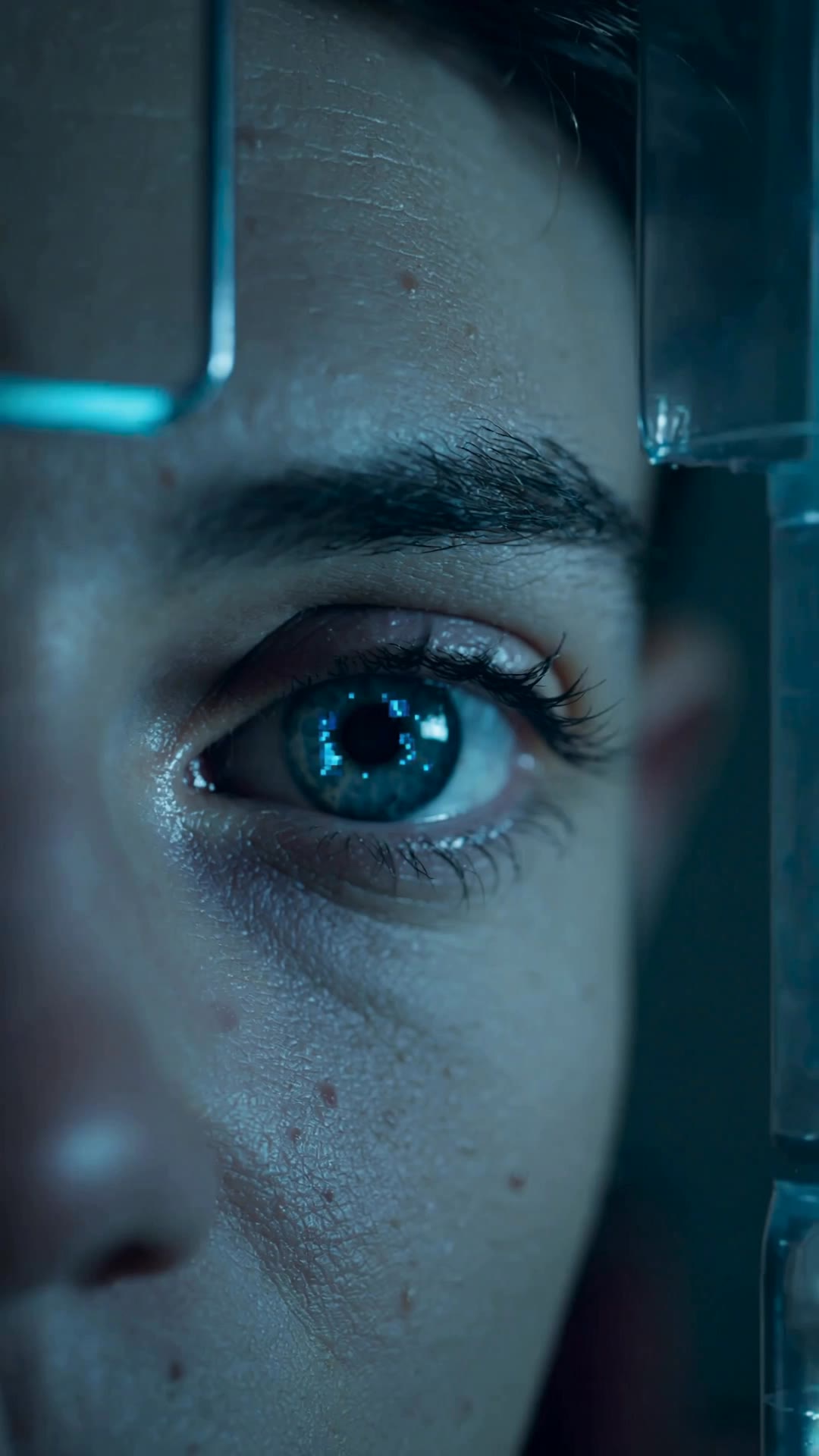 Tech / Eyes / Consciousness - topaz eyes AI video