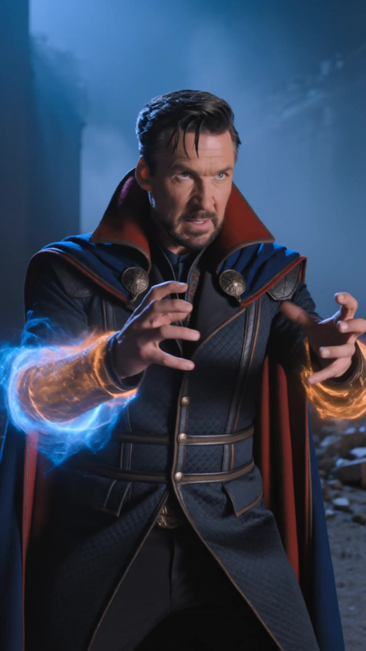 Kling AI work 313687854615081 - how to imitate marvel movie beginning in premiere pro AI video