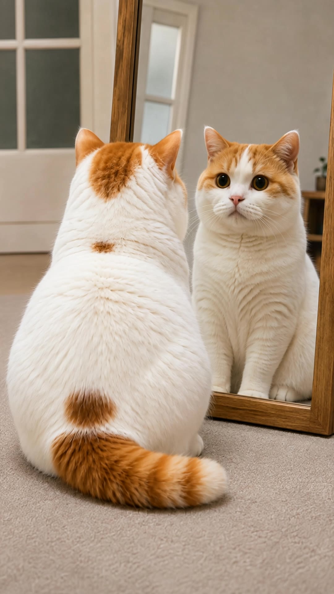 mirror - looked in the mirror sharp as a bullet AI video