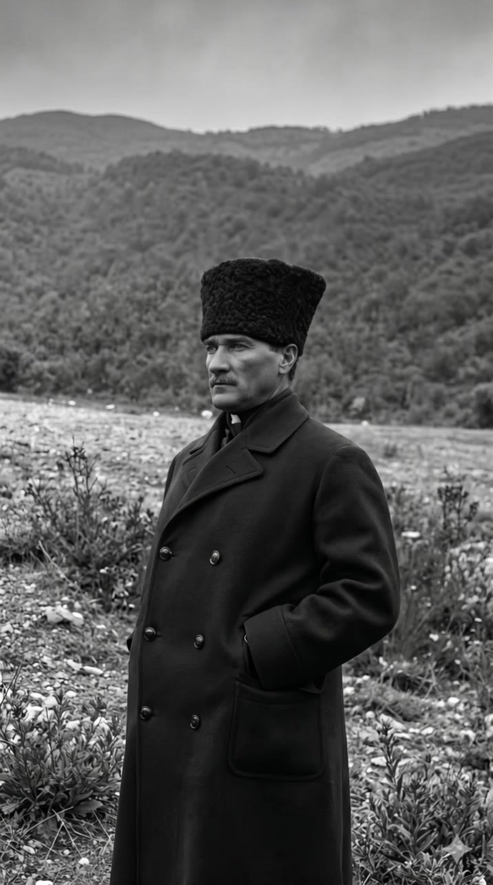 Atatürk - atatürk banner design AI video