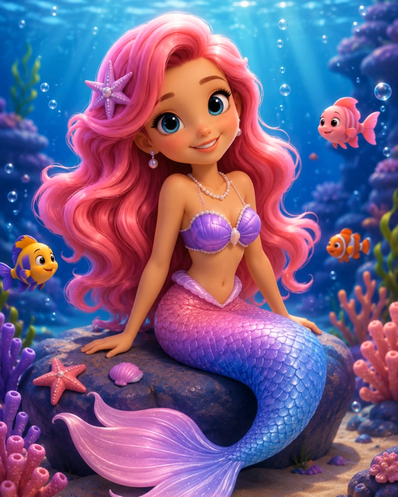 mermaid - real mermaid images AI video