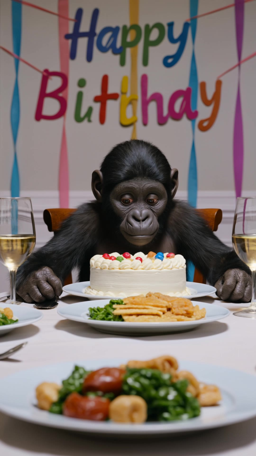 Kling AI work 313310743526104 - happy birthday animation AI video