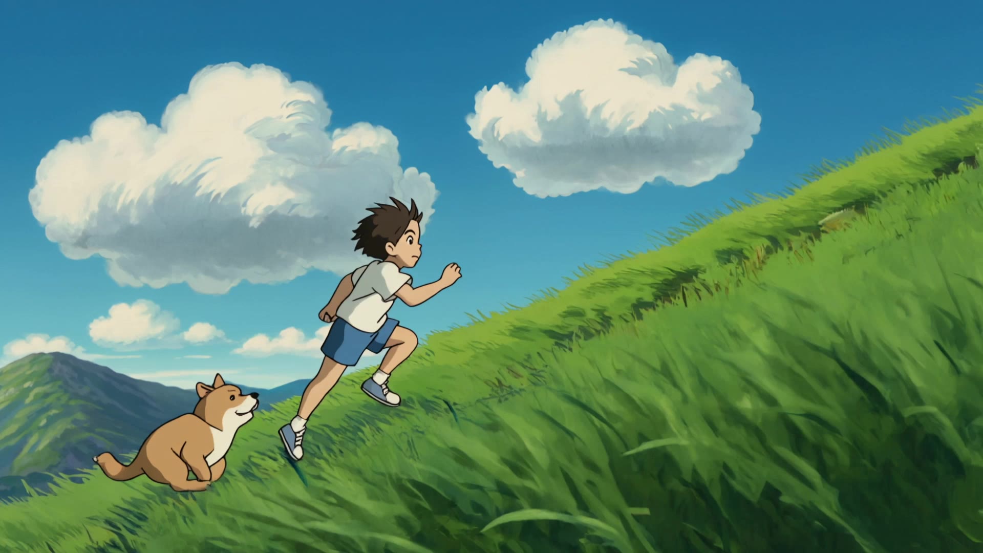 anime Studio Ghibli - painting the worlds of studio ghibli AI video