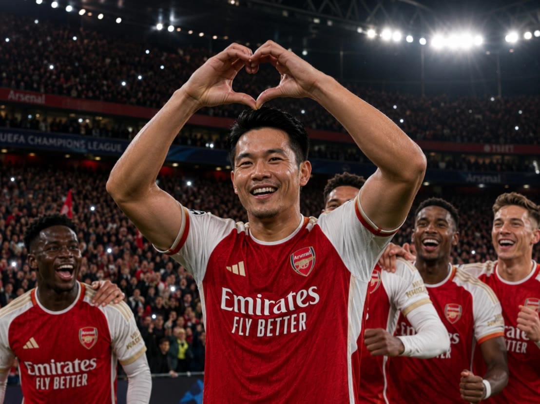 Heart & Gyokeres Celebrations - football fans celebration AI video
