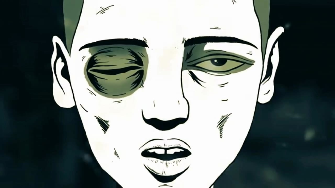 The sketch redraws i - face morph ai AI video