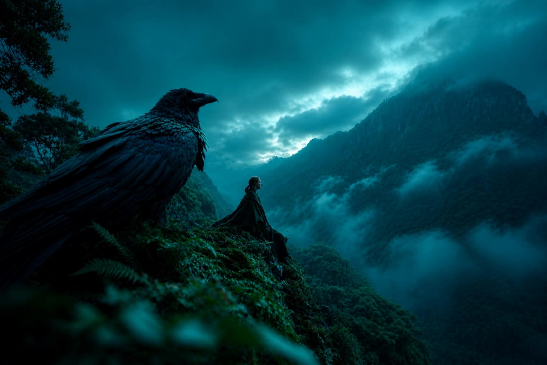 Fragments of a Dream - giantess raven AI video