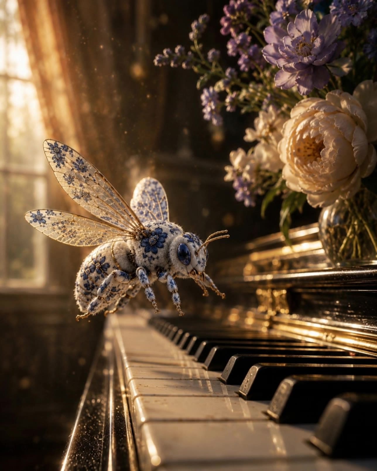 Kling AI work 310520983617225 - run away piano AI video