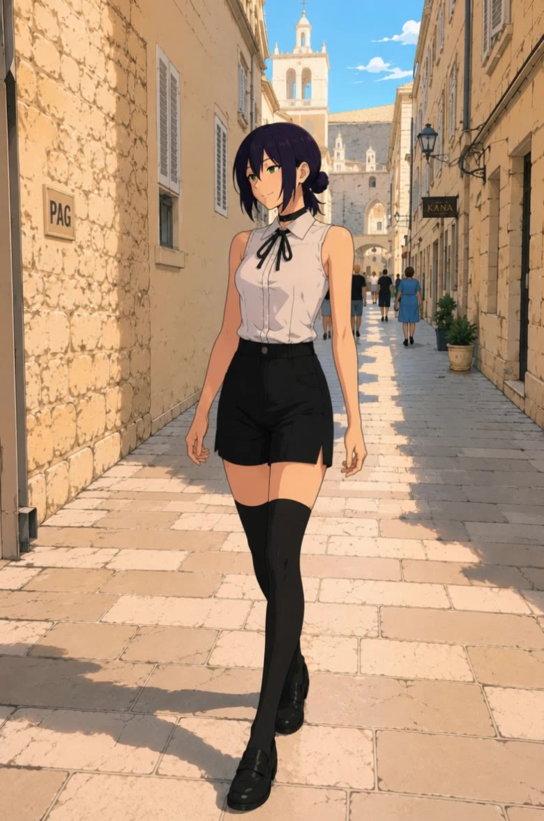 reze - anime girl generator AI video