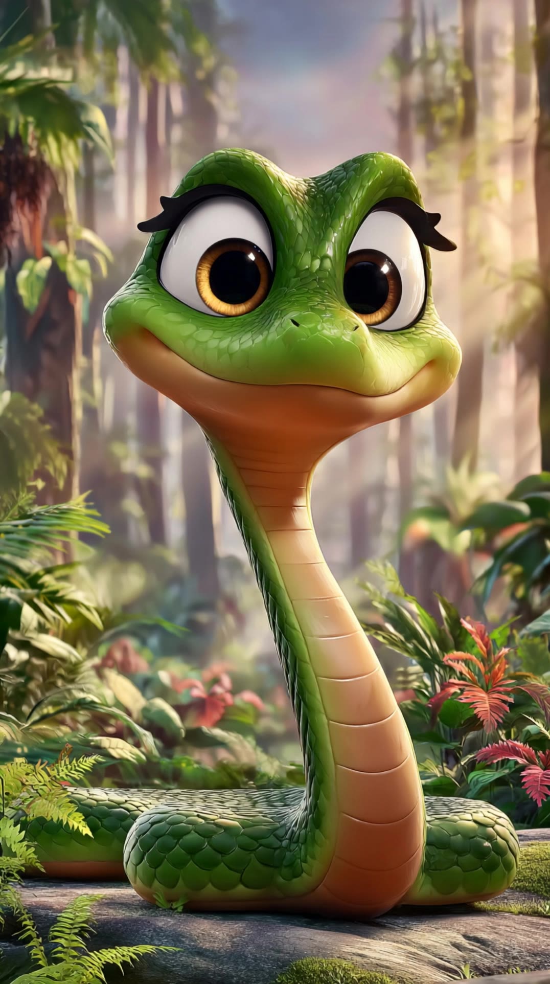 3d snake - snake try on AI video