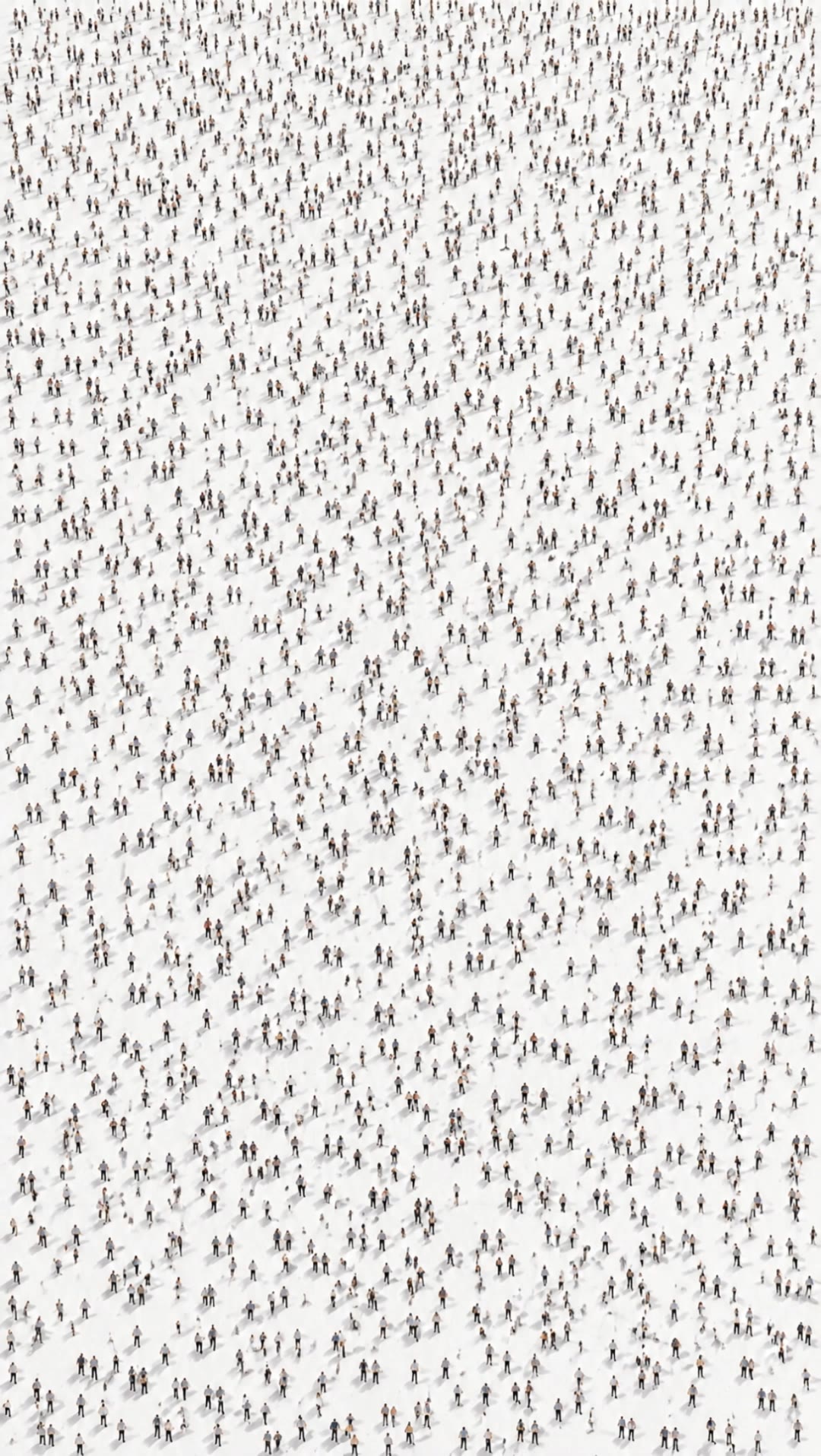 Thousands Become One - crowd augmentation vfx AI video