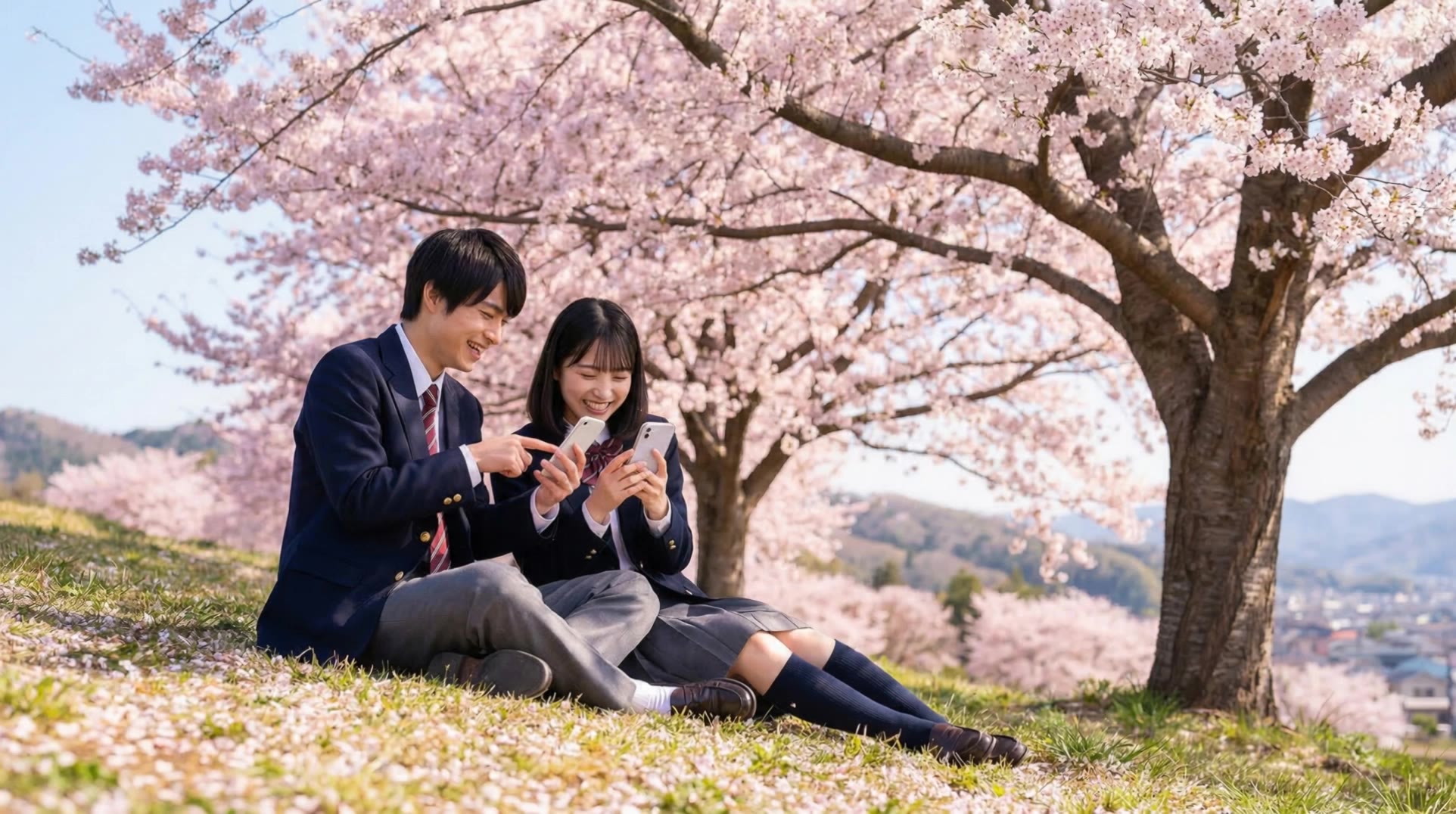 Sakuragaoka high school couple - couple ai video AI video