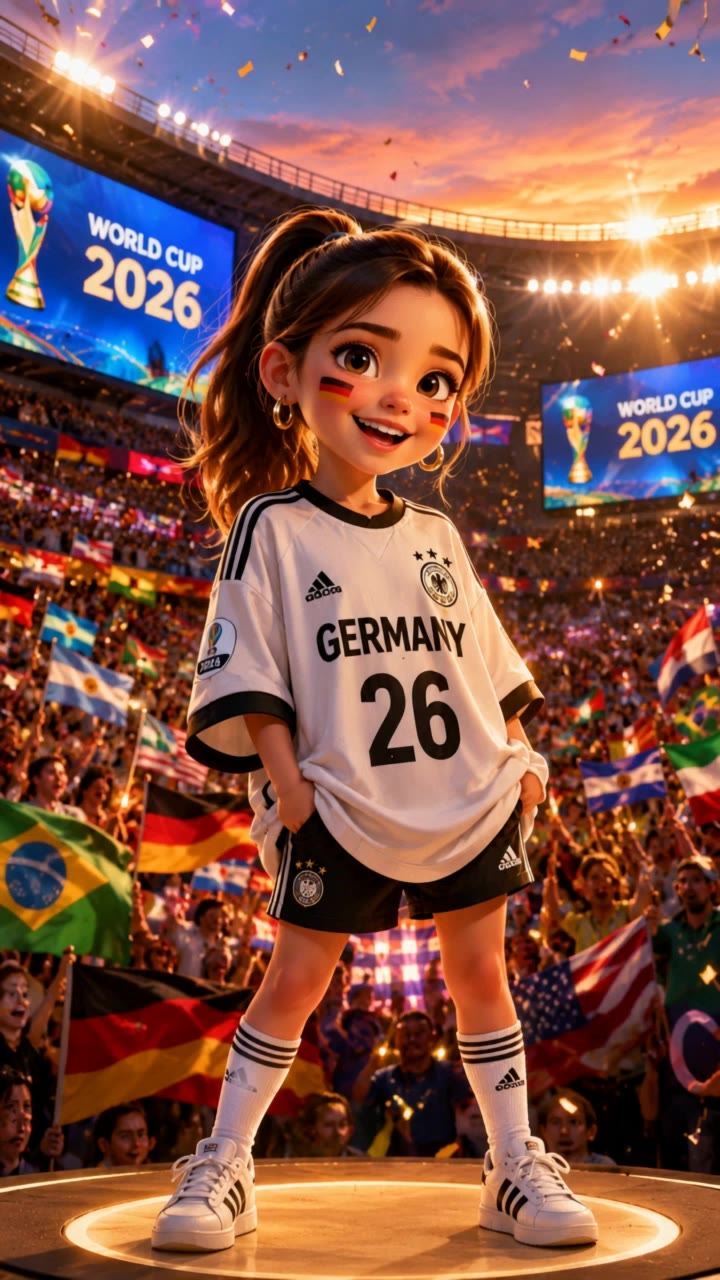 Kling AI work 313337583661311 - football fans celebration AI video
