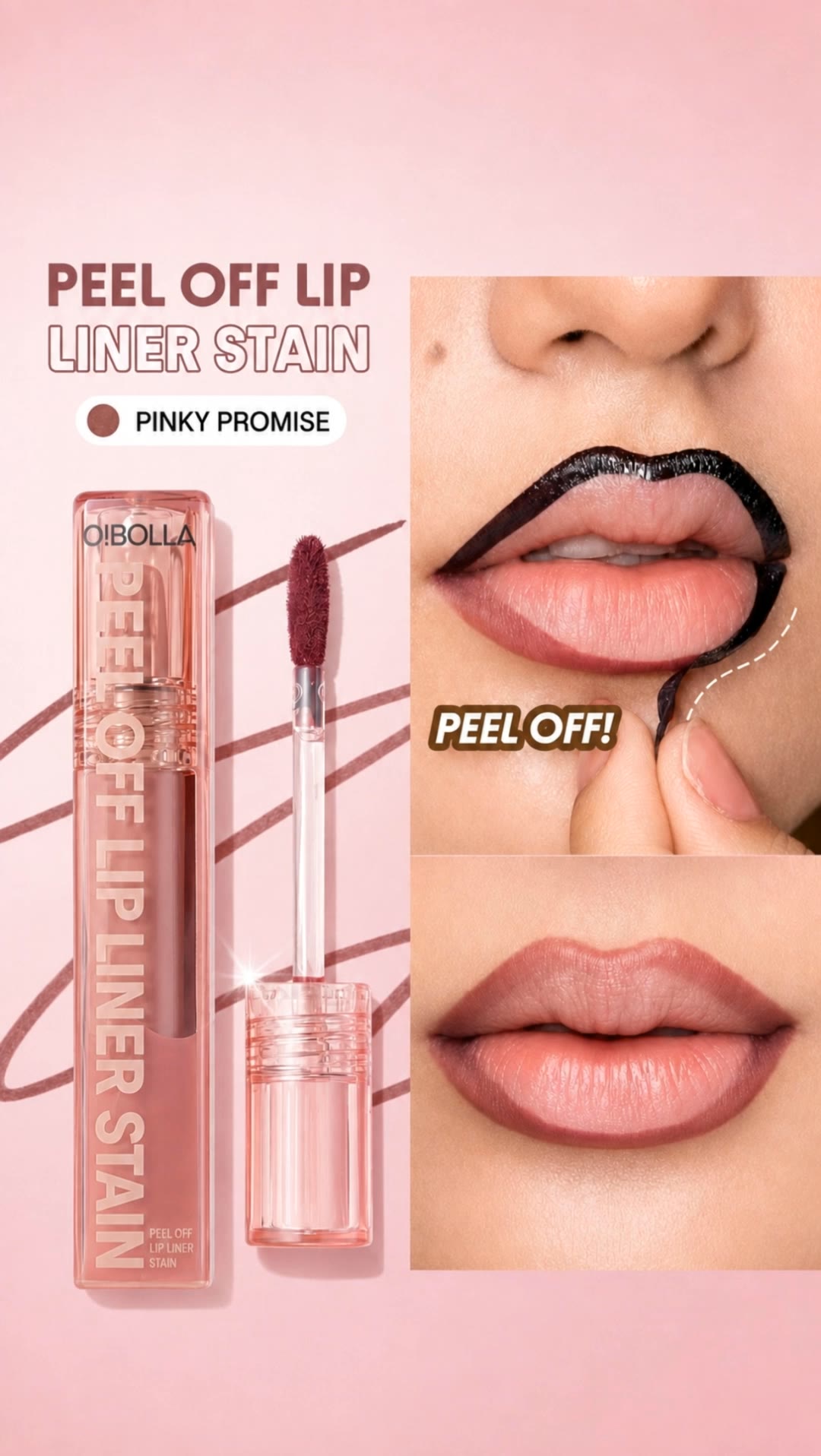 Peel-Off Lip Liner Transformatio - lip clip art AI video