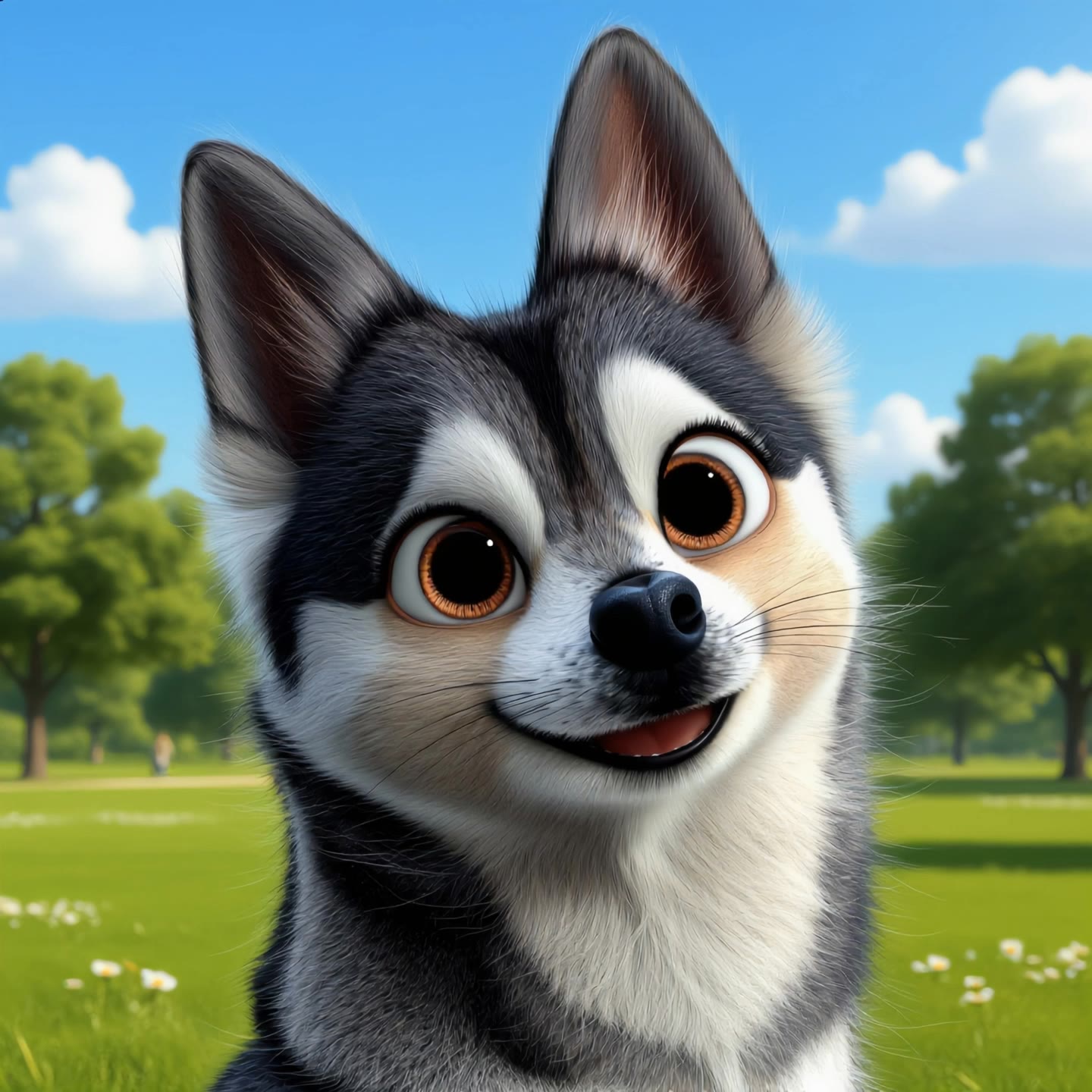 Video of my dog Rami - female cartoon AI video