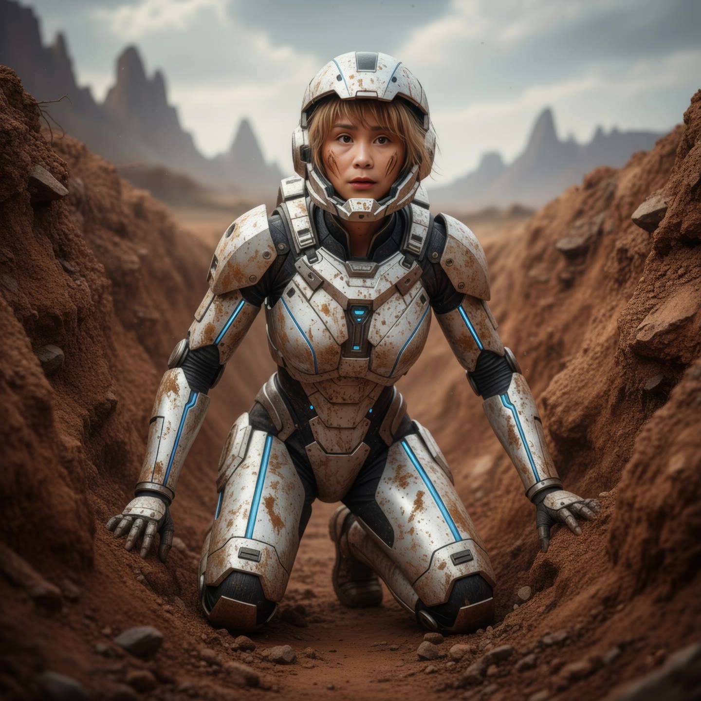 She's a Cyborg - absolute cyborg AI video