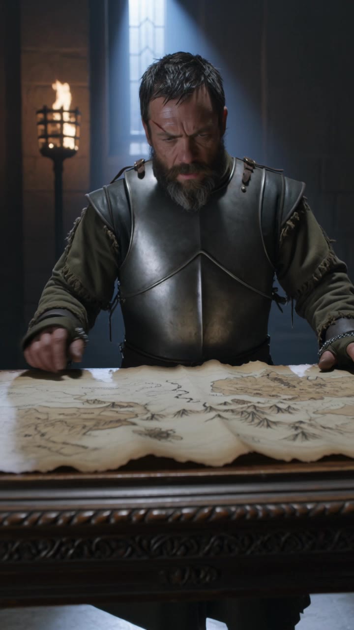 Kling AI work 316182369527173 - create a randomised fantasy map AI video