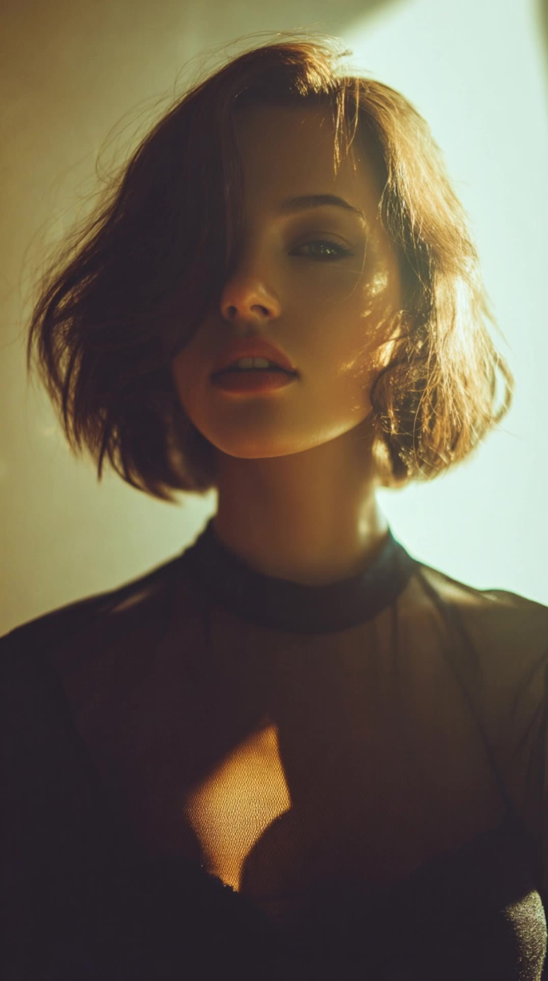 Kling AI work 299913590501058 - how to cut a side swept fringe AI video