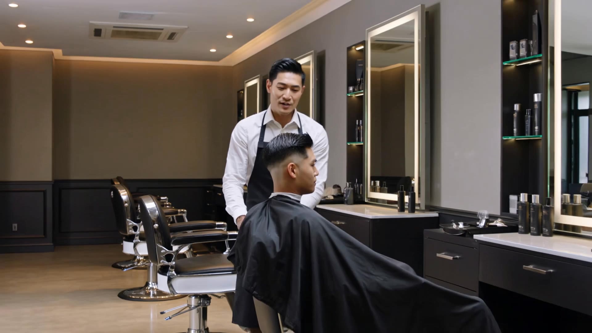 Kling AI work 320493833653953 - best haircut for me AI video