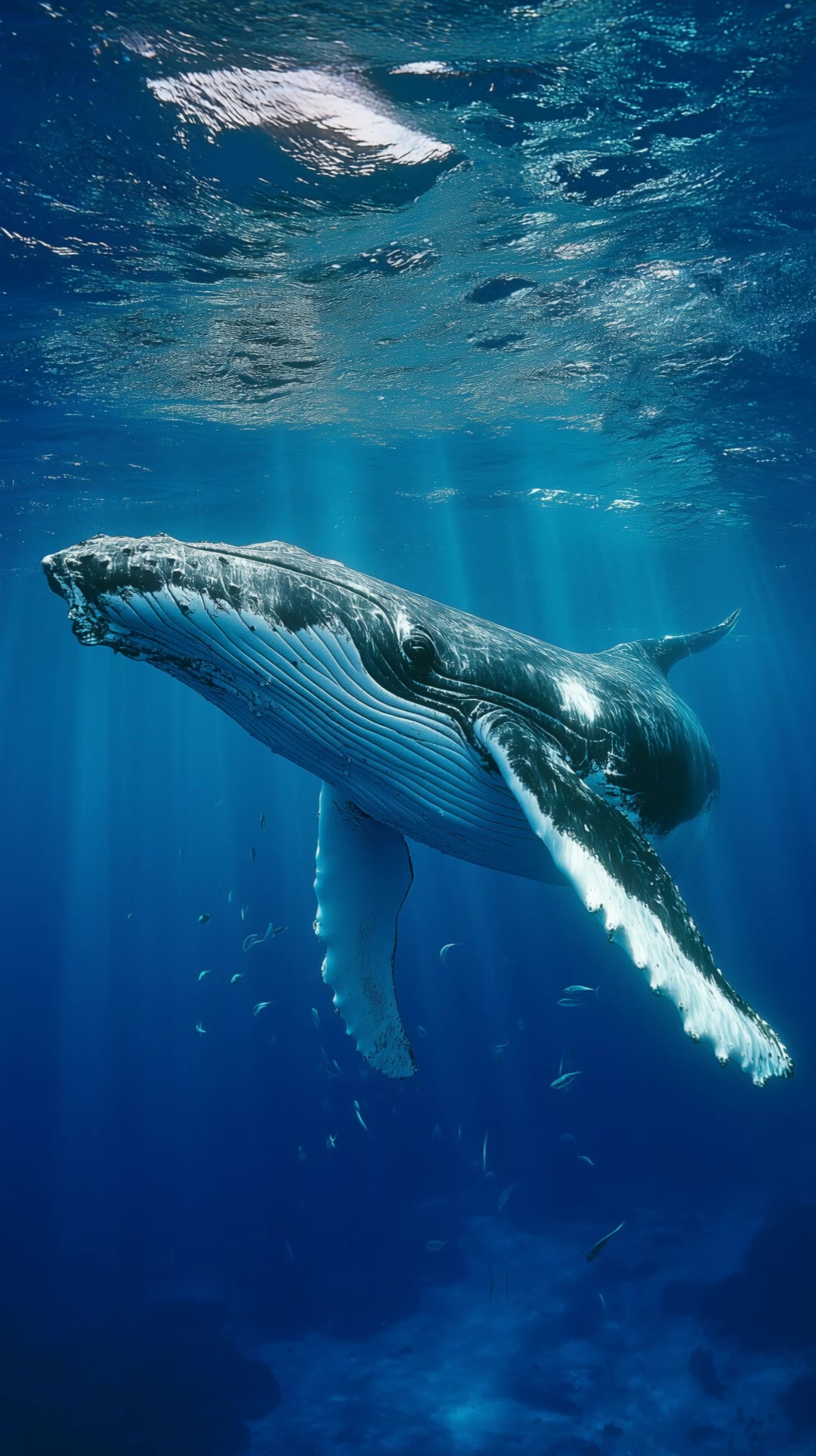 Whale - whale album cover AI video