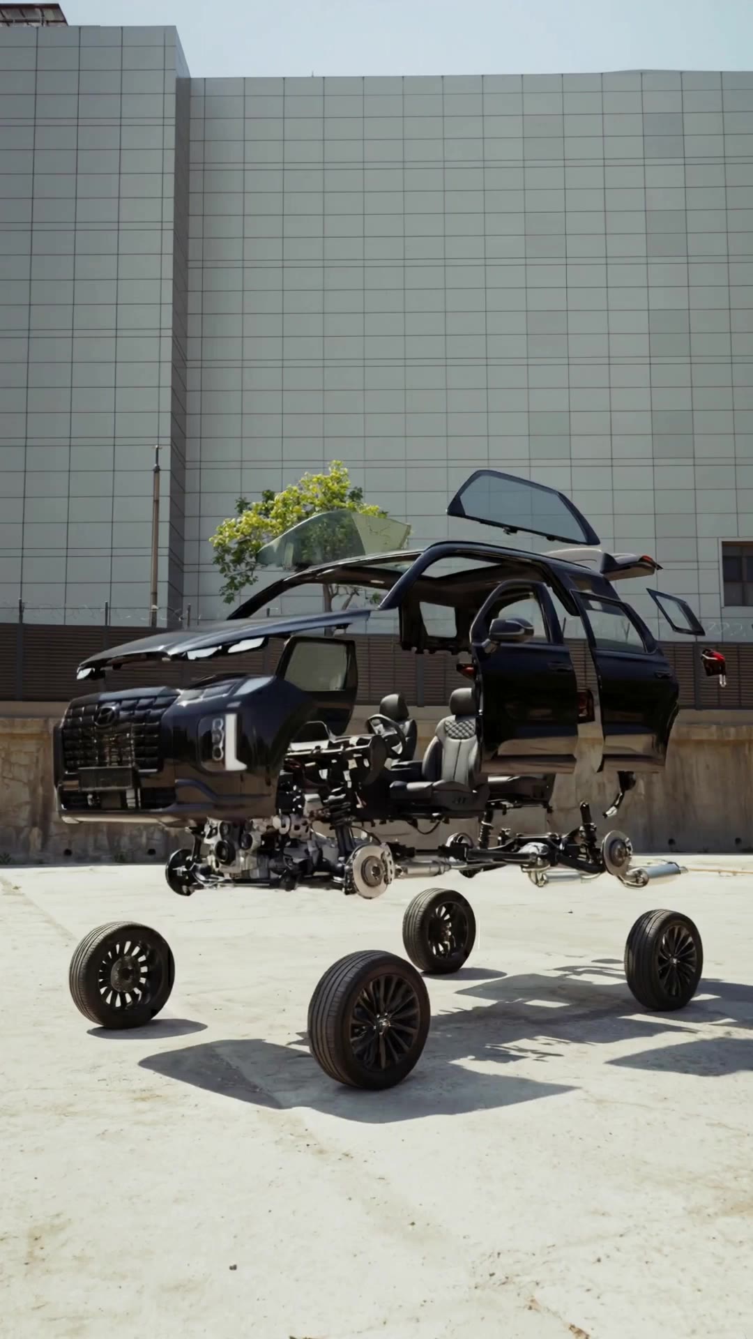 Reverse SUV Assembly | Cinematic - anime reverse image search AI video