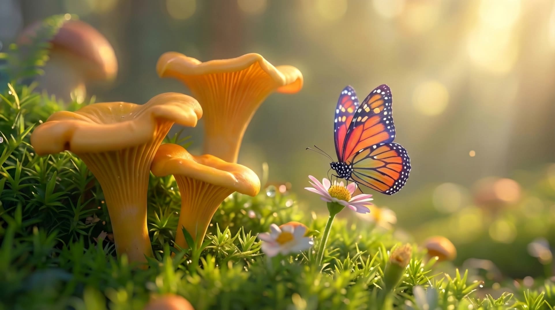 butterfly - transparency backgrounds AI video
