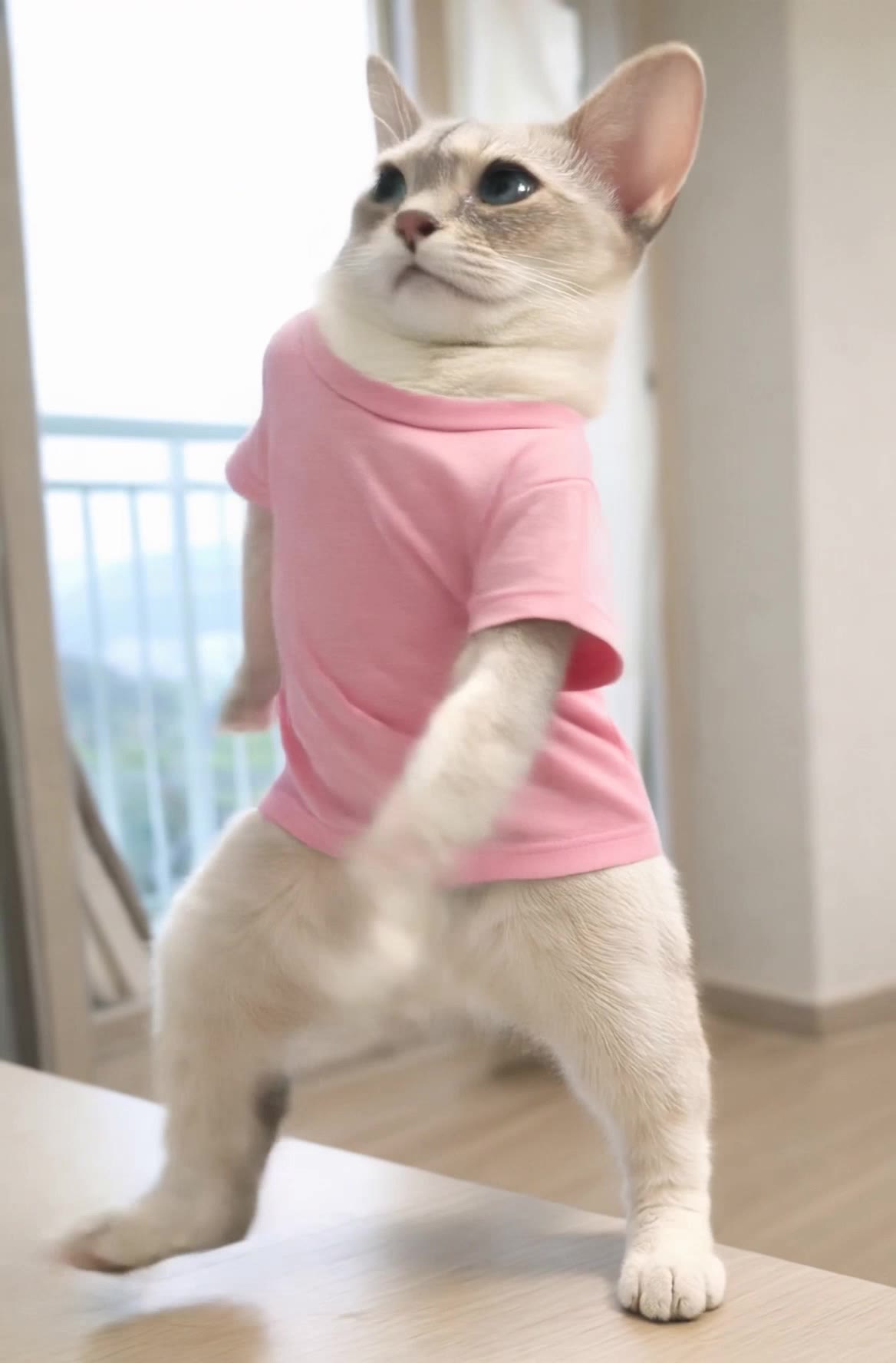 Kling AI work 299191418525915 - dancing cat ai video AI video