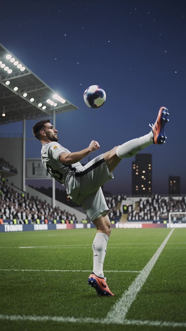 Kling AI work 313759827613374 - bicycle kick AI video