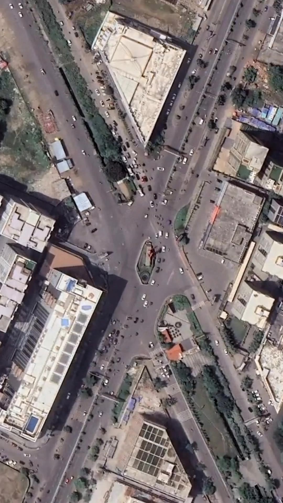 Google Earth to Road transition - labs google flow AI video