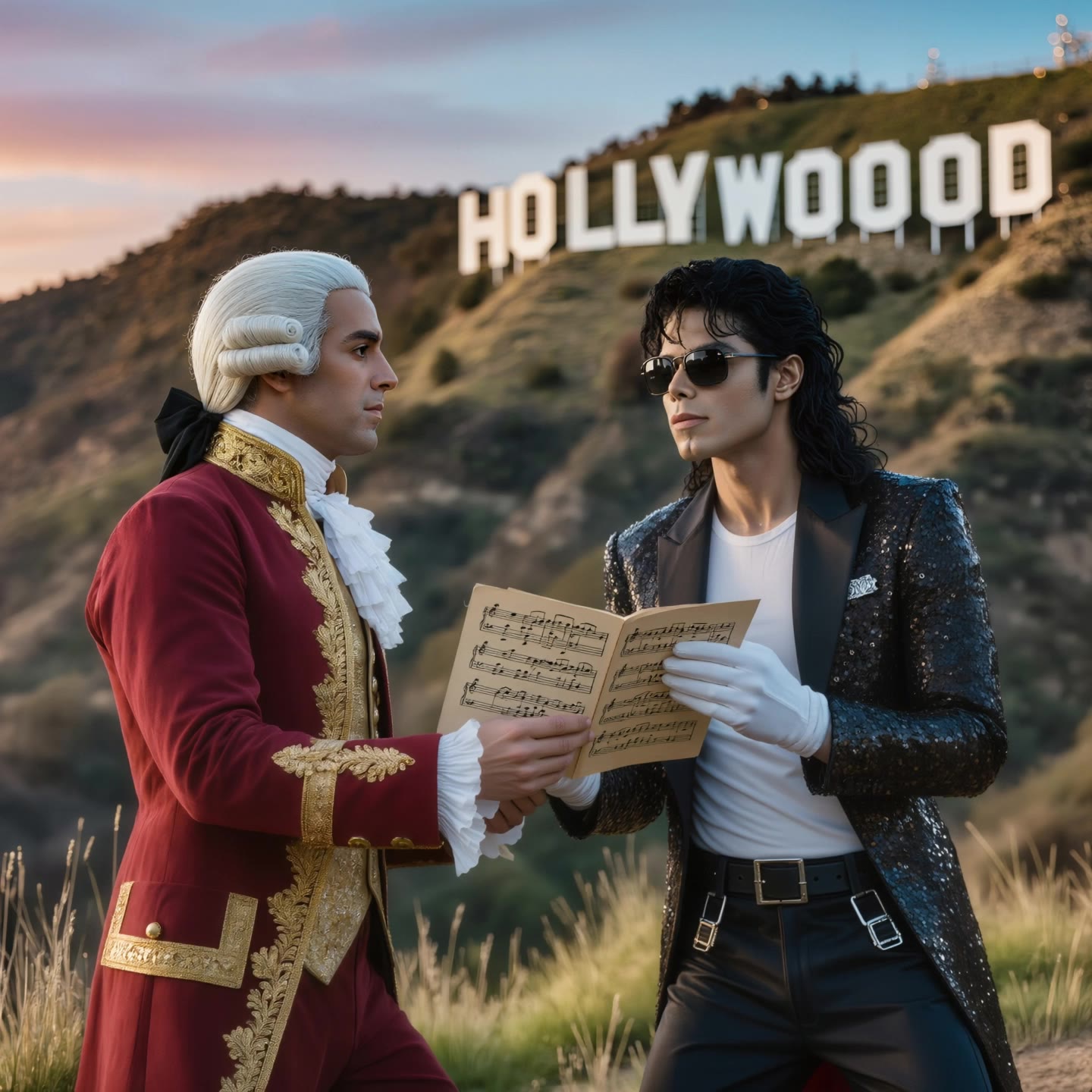 pas from Mozart - mozart images AI video
