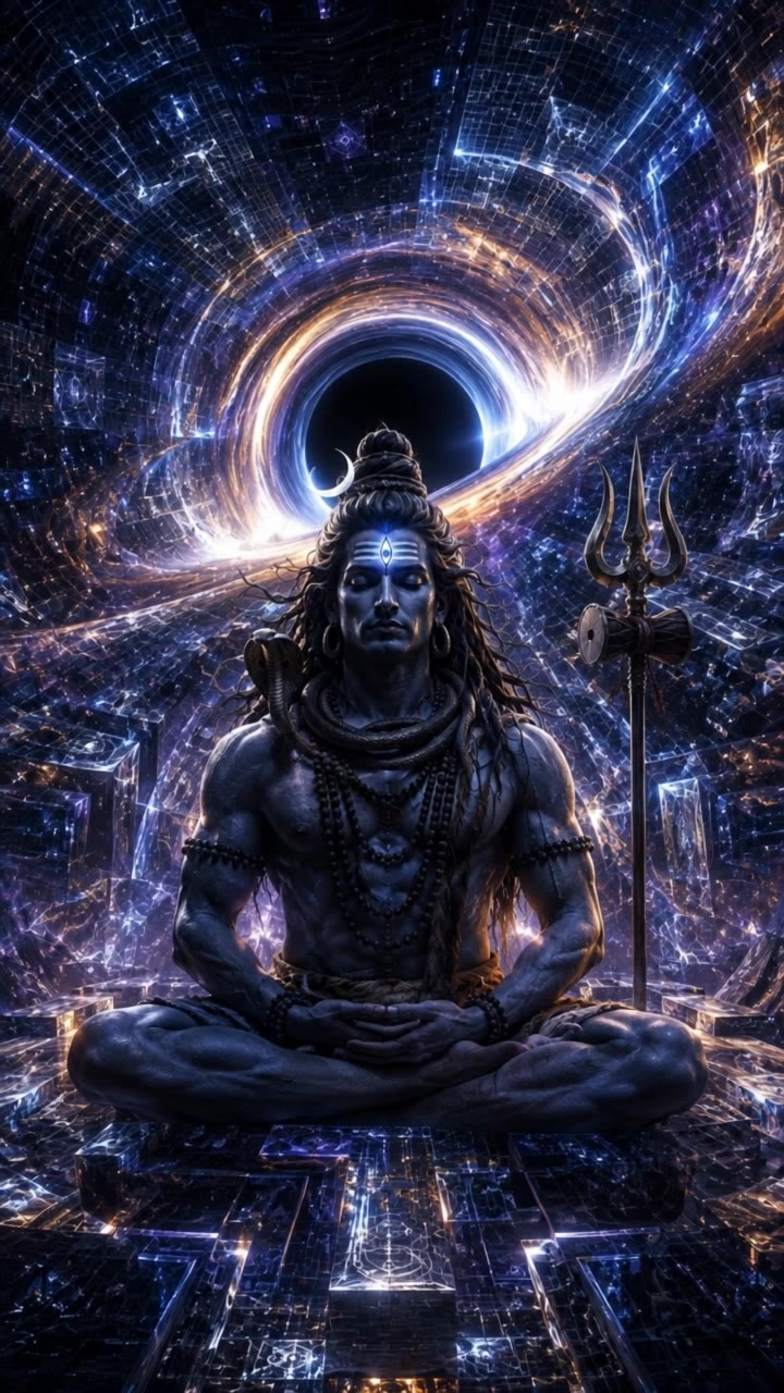 Shiva in Interstellar - shiva ai wallpaper AI video