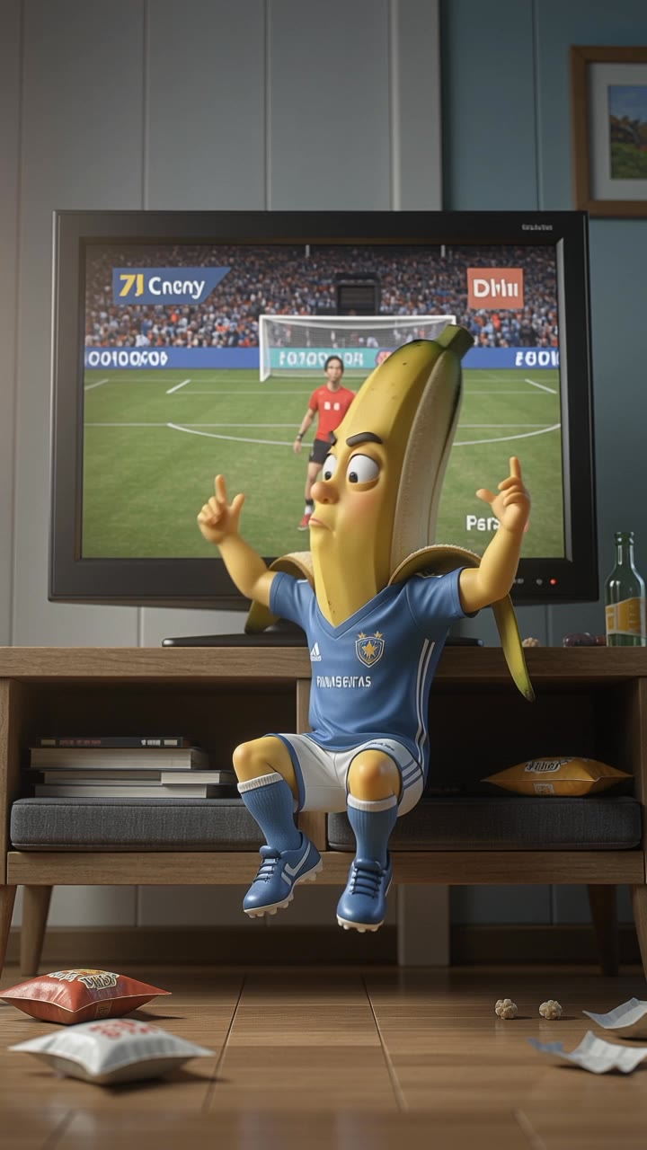 Corny soccer - soccer youtube thumbnail AI video