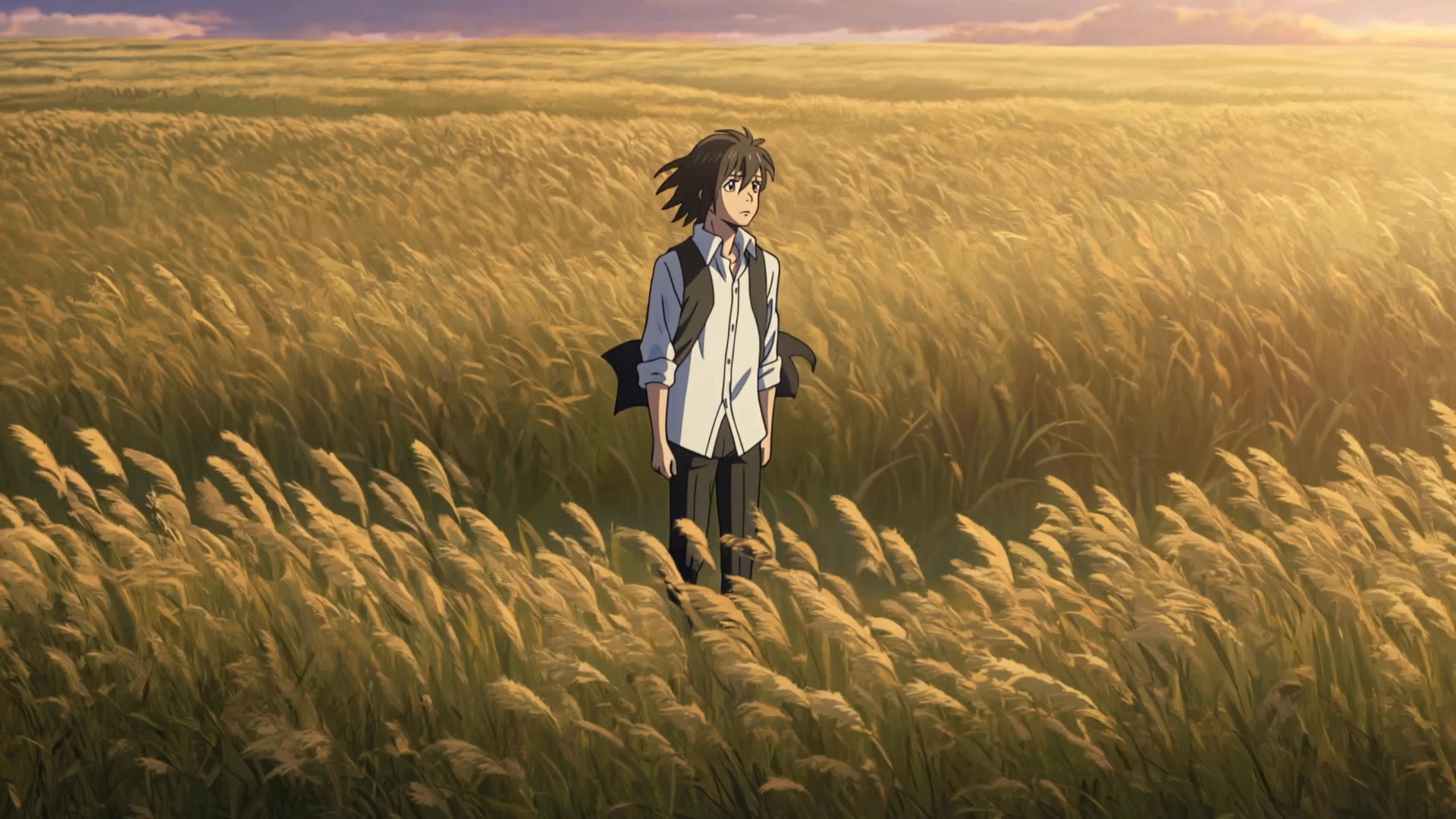 Golden Grass - field ai AI video
