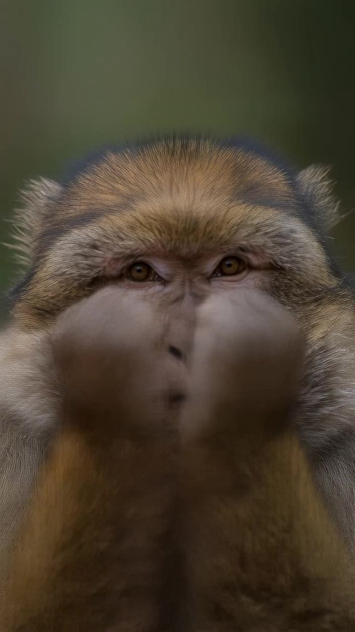 Cute monkey expression - monkey style AI video