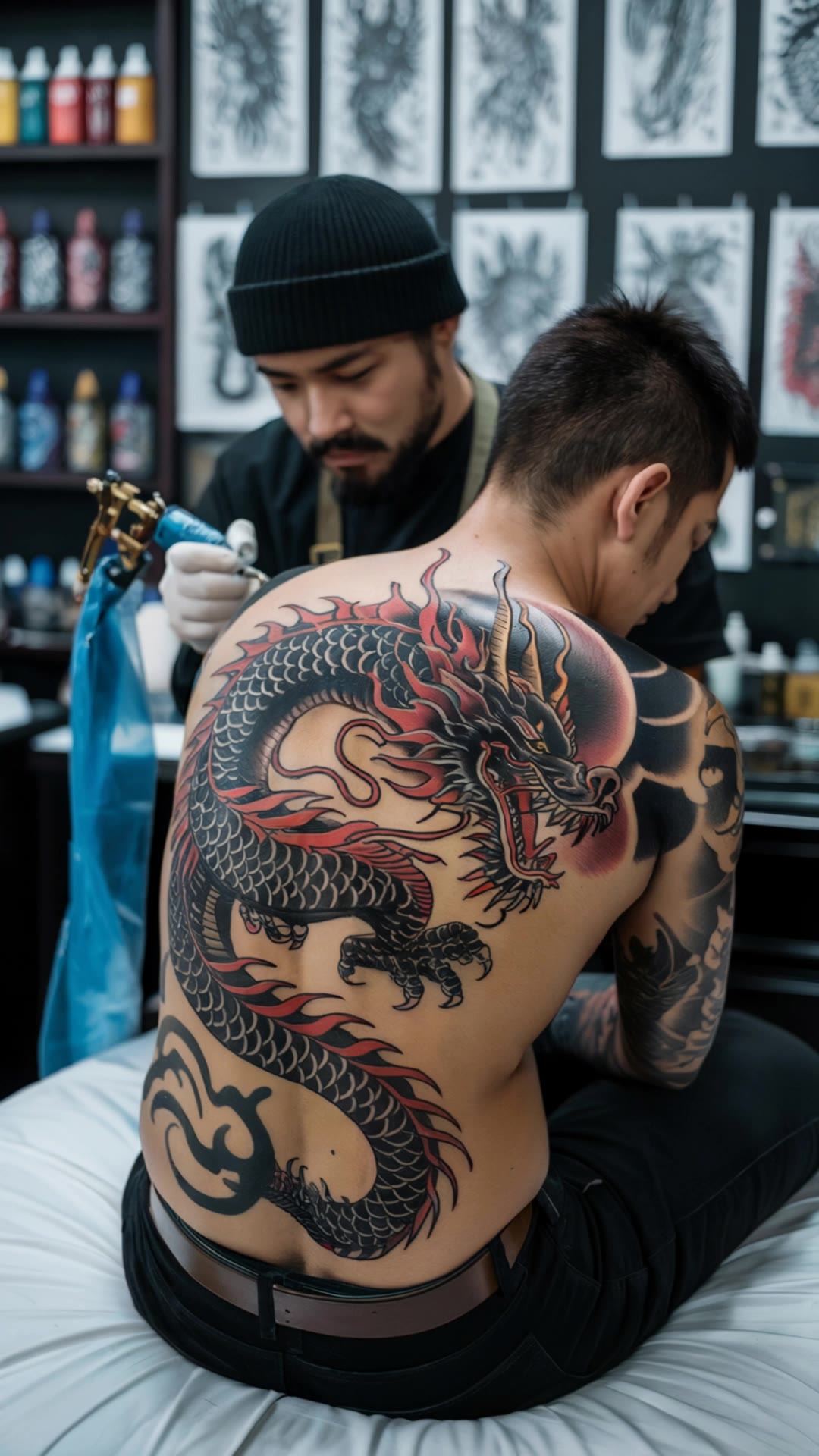tattoo cafe - tattoo lipsync AI video