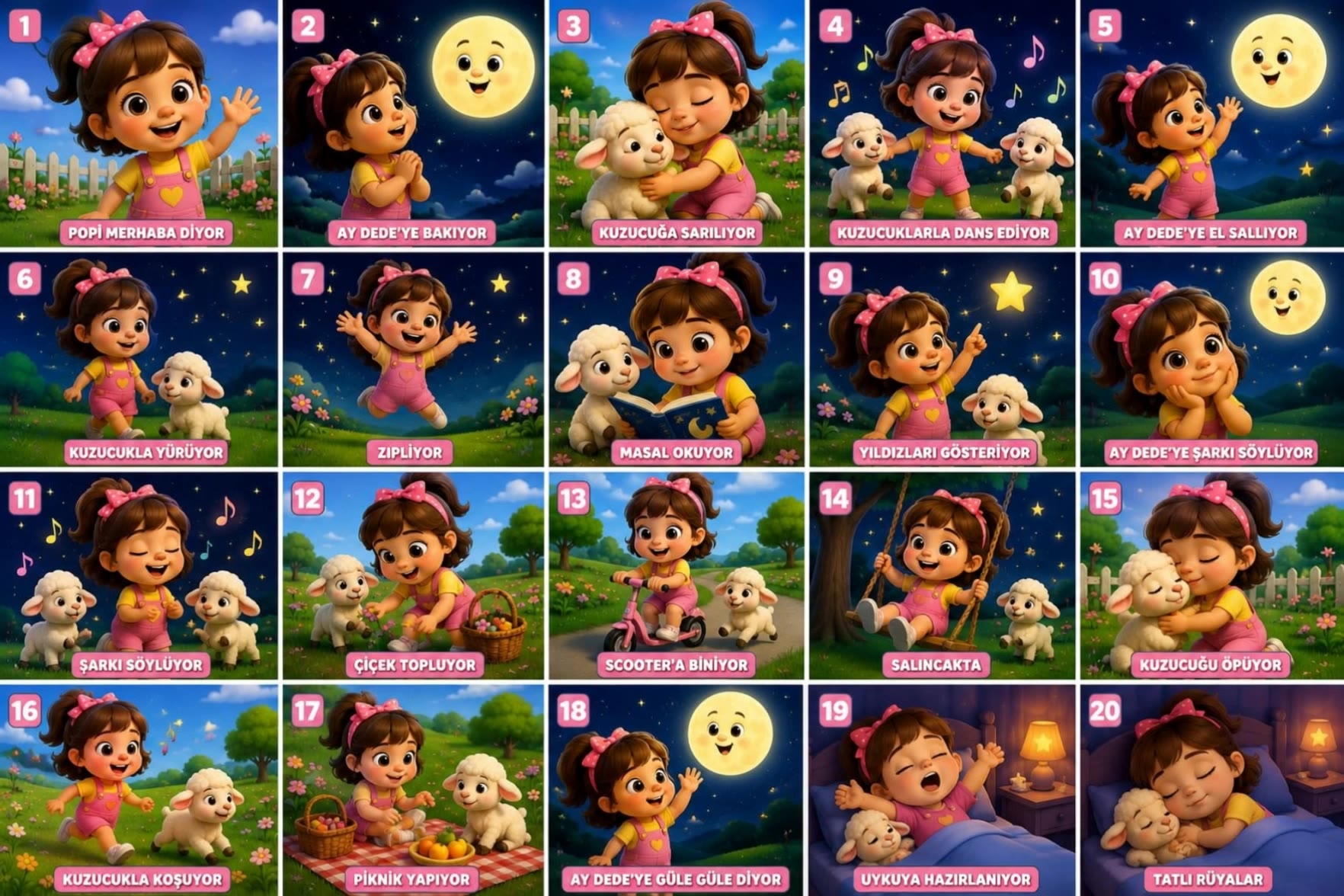 Kling AI work 315048870612545 - flower cartoon images AI video