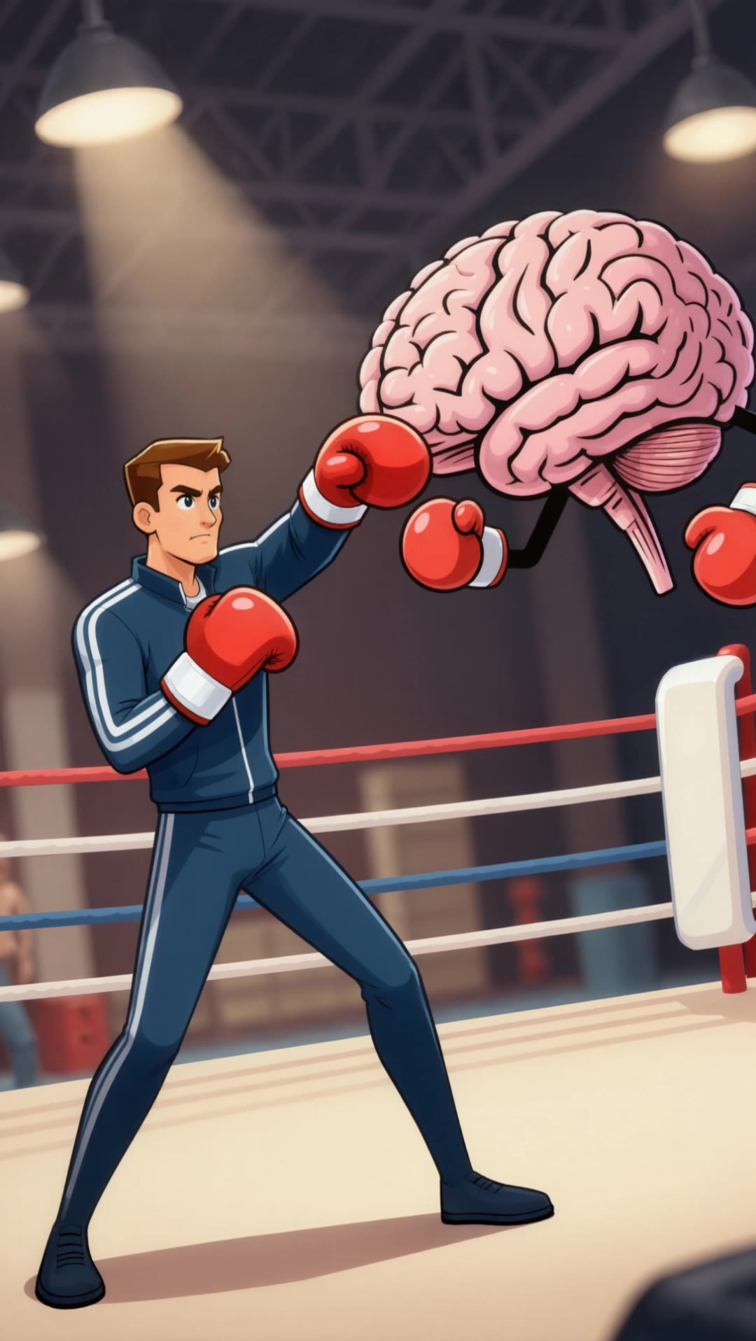 Against brain - galaxy brain meme generator AI video