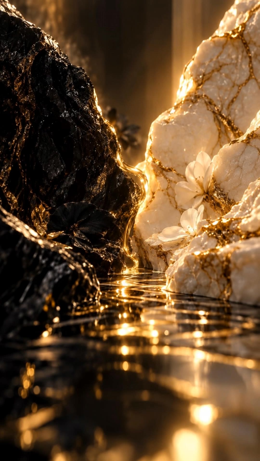 Extreme macro luxury composition - images for composition AI video