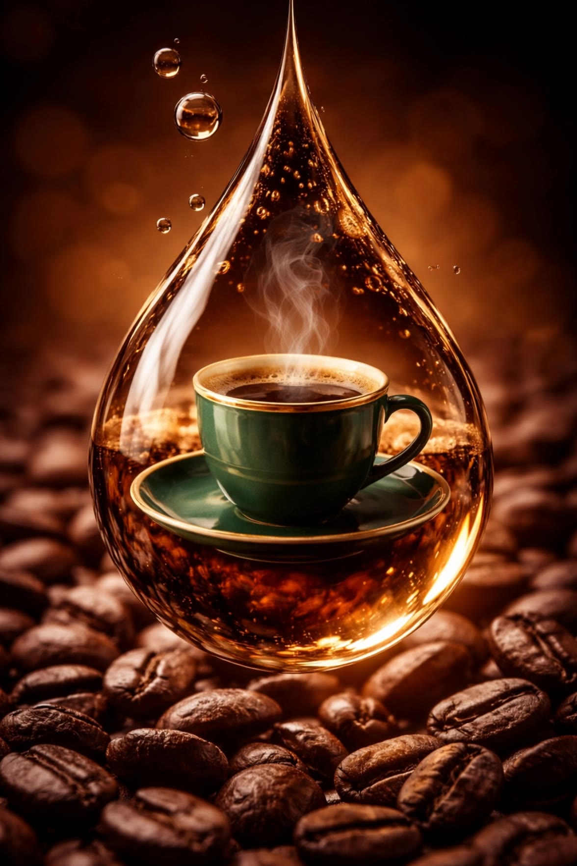 coffee - coffee realistic AI video
