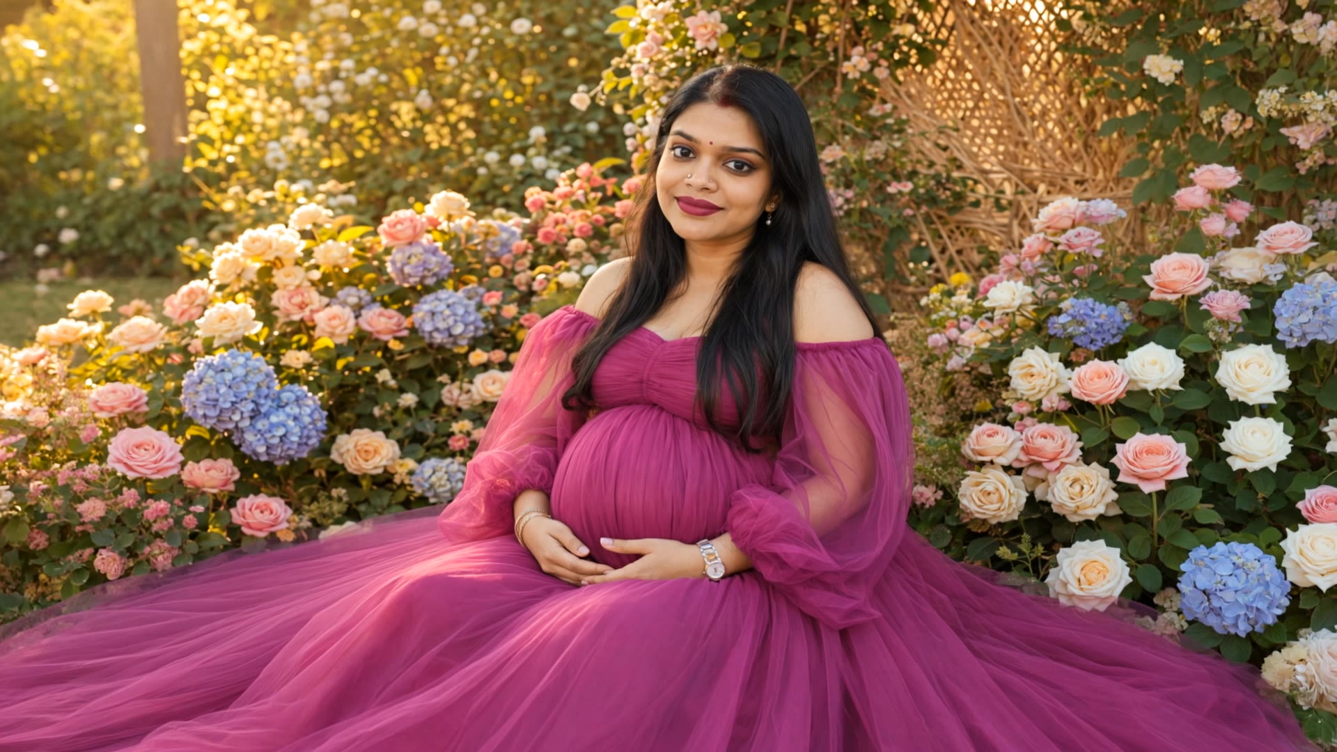 A Mother’s Magical Journey 🌸✨ - maternity photo editor AI video