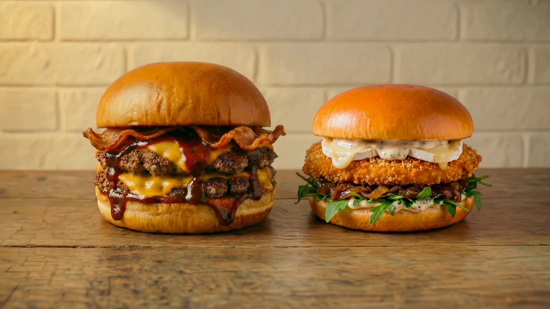 Burger Time - burger scene AI video