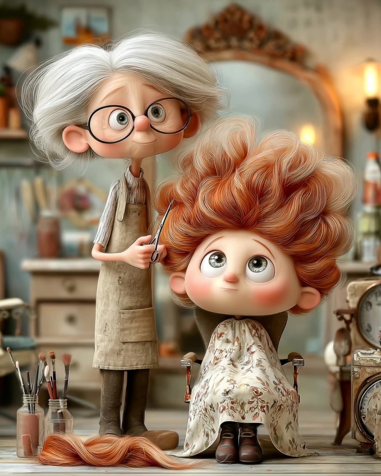 Kling AI work 308350747505216 - hair filters AI video