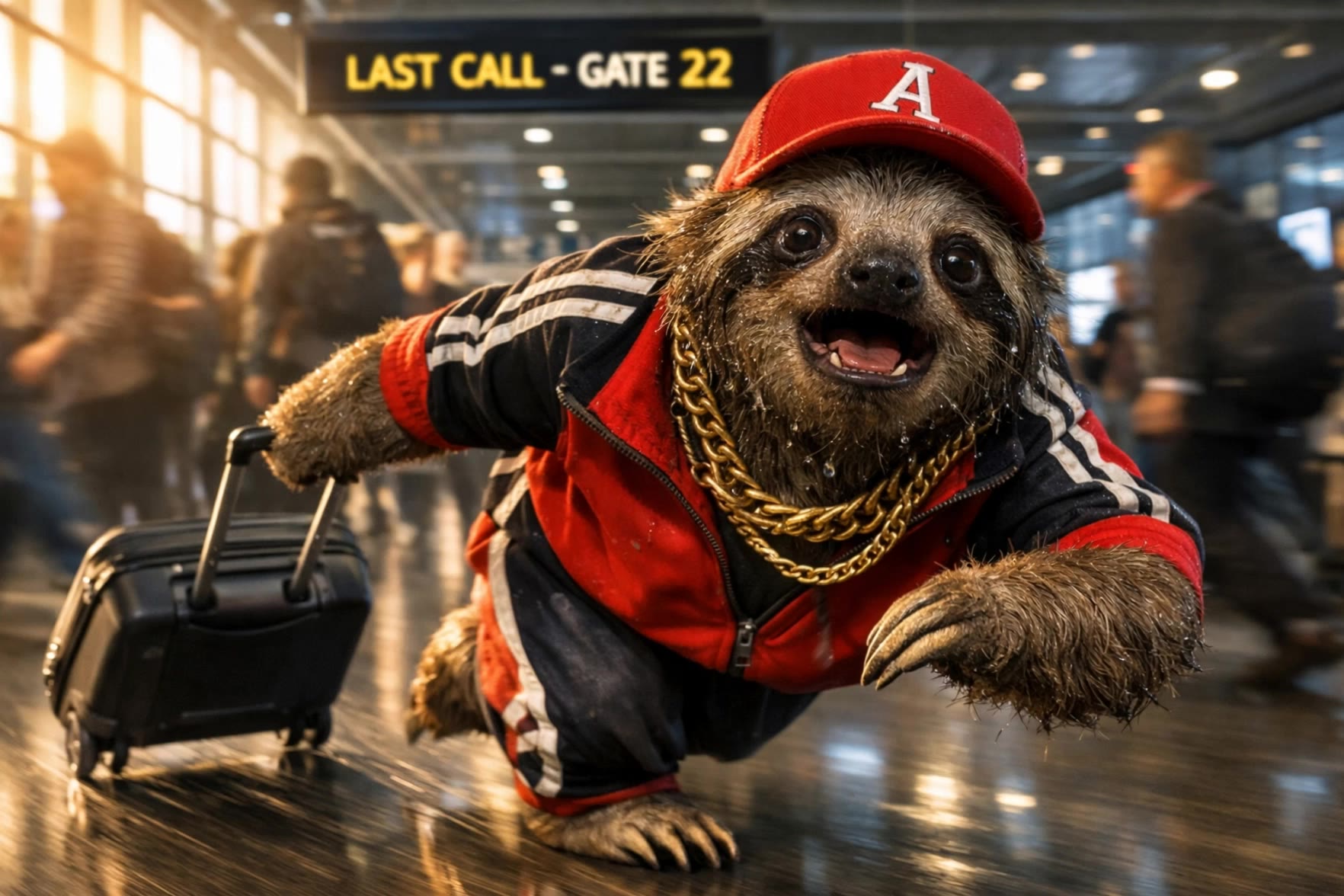 Kling AI work 302925293304050 - ai sloth AI video