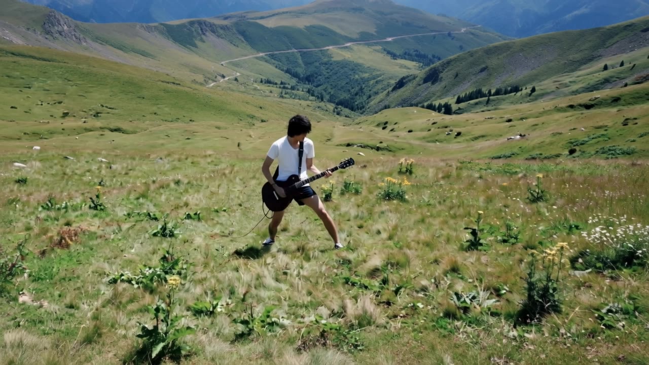 Kling AI work 317864707611771 - extreme wide shot AI video