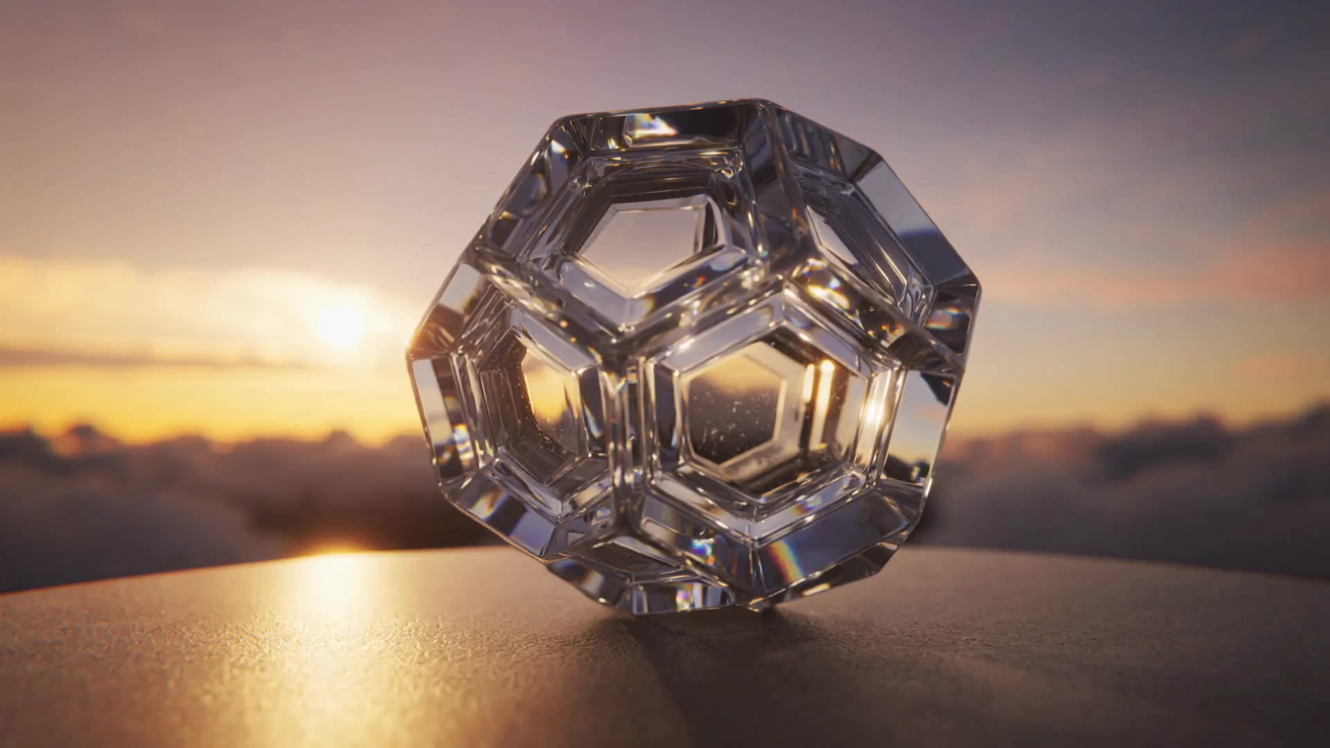 Kling AI work 298465153525184 - hexagonal lighting AI video