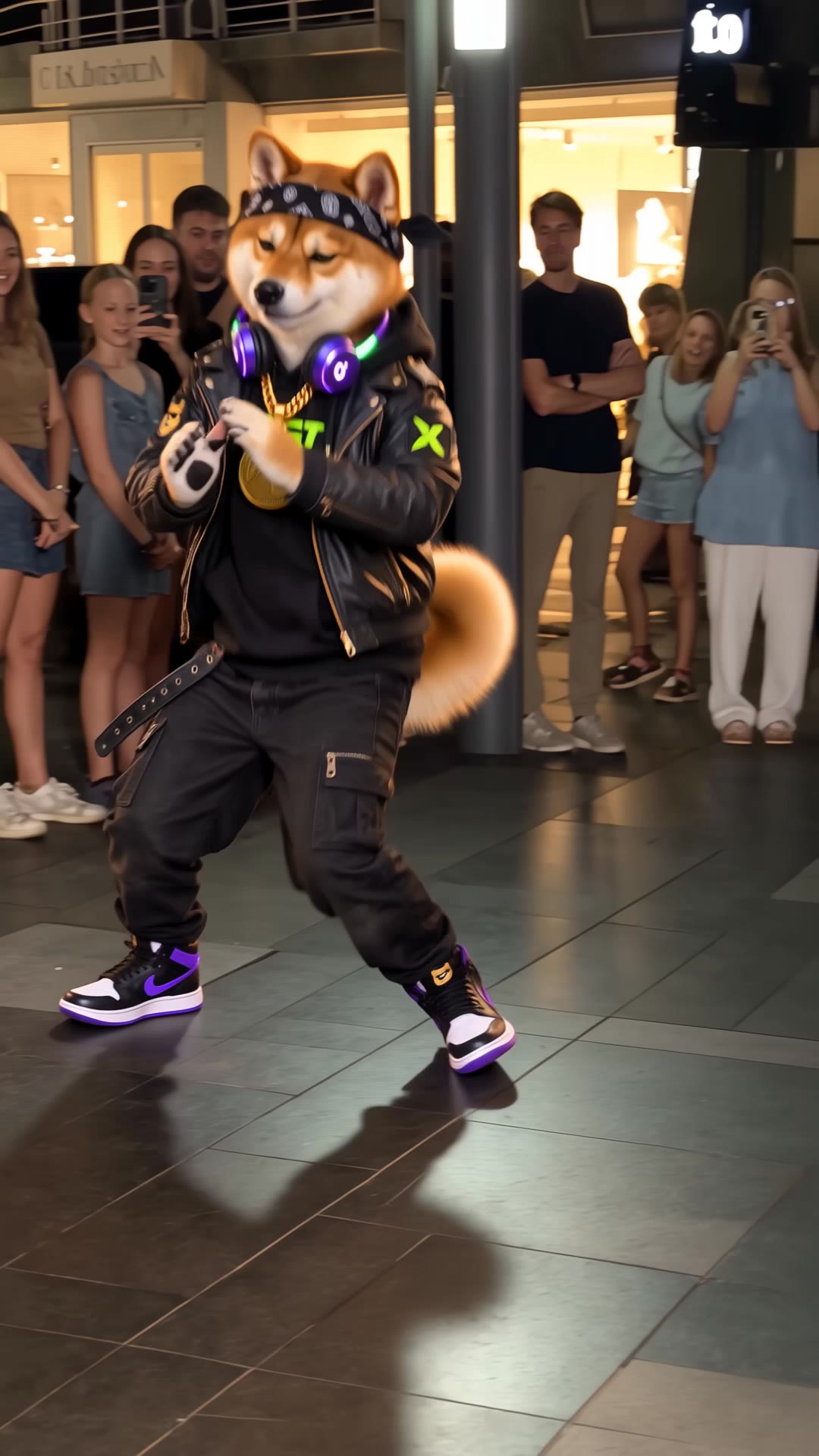 Street Dance Scene - hitch dance scene AI video