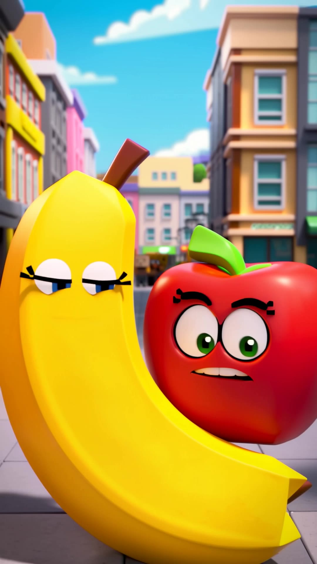 Kling AI work 314666551613703 - city the animation characters AI video