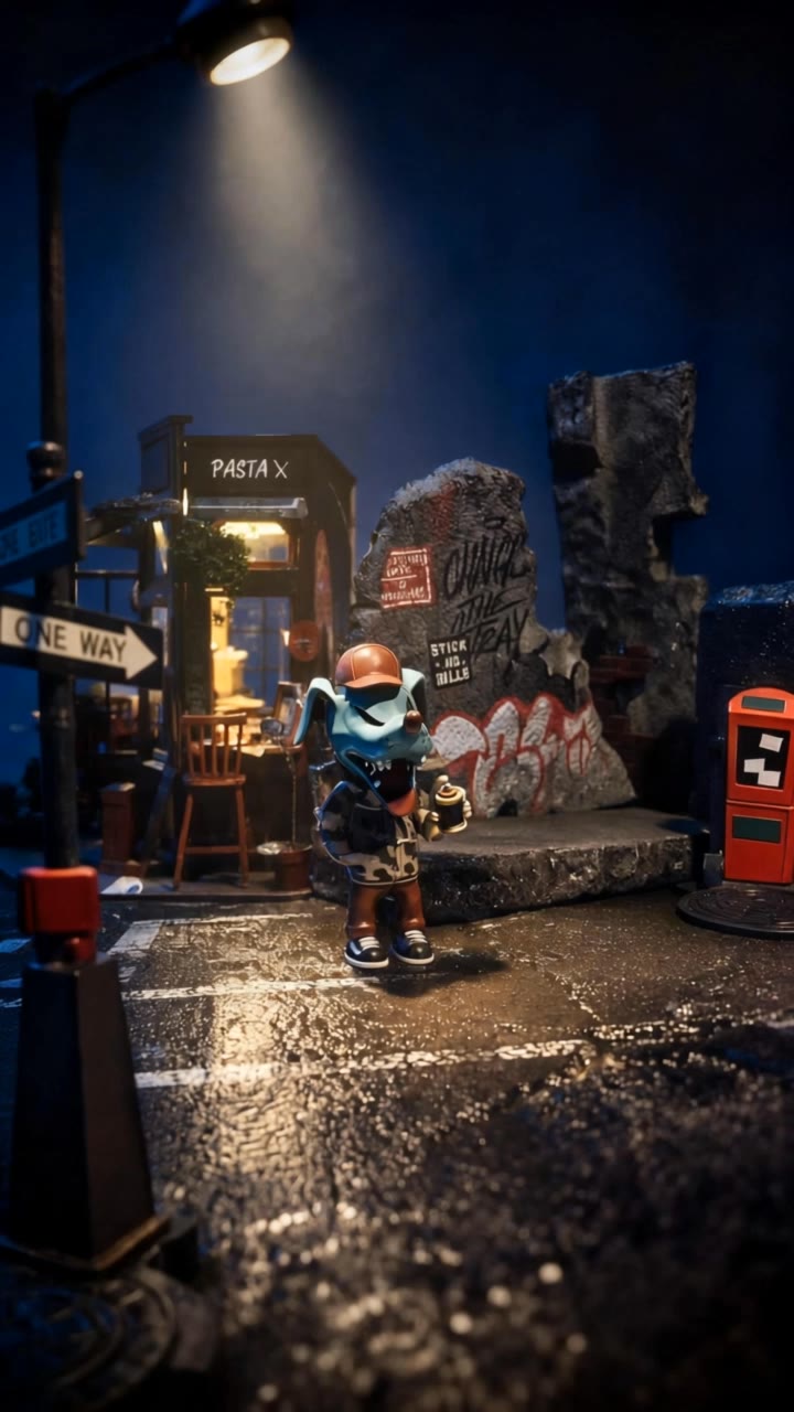 Hit & Run - text to graffiti converter AI video