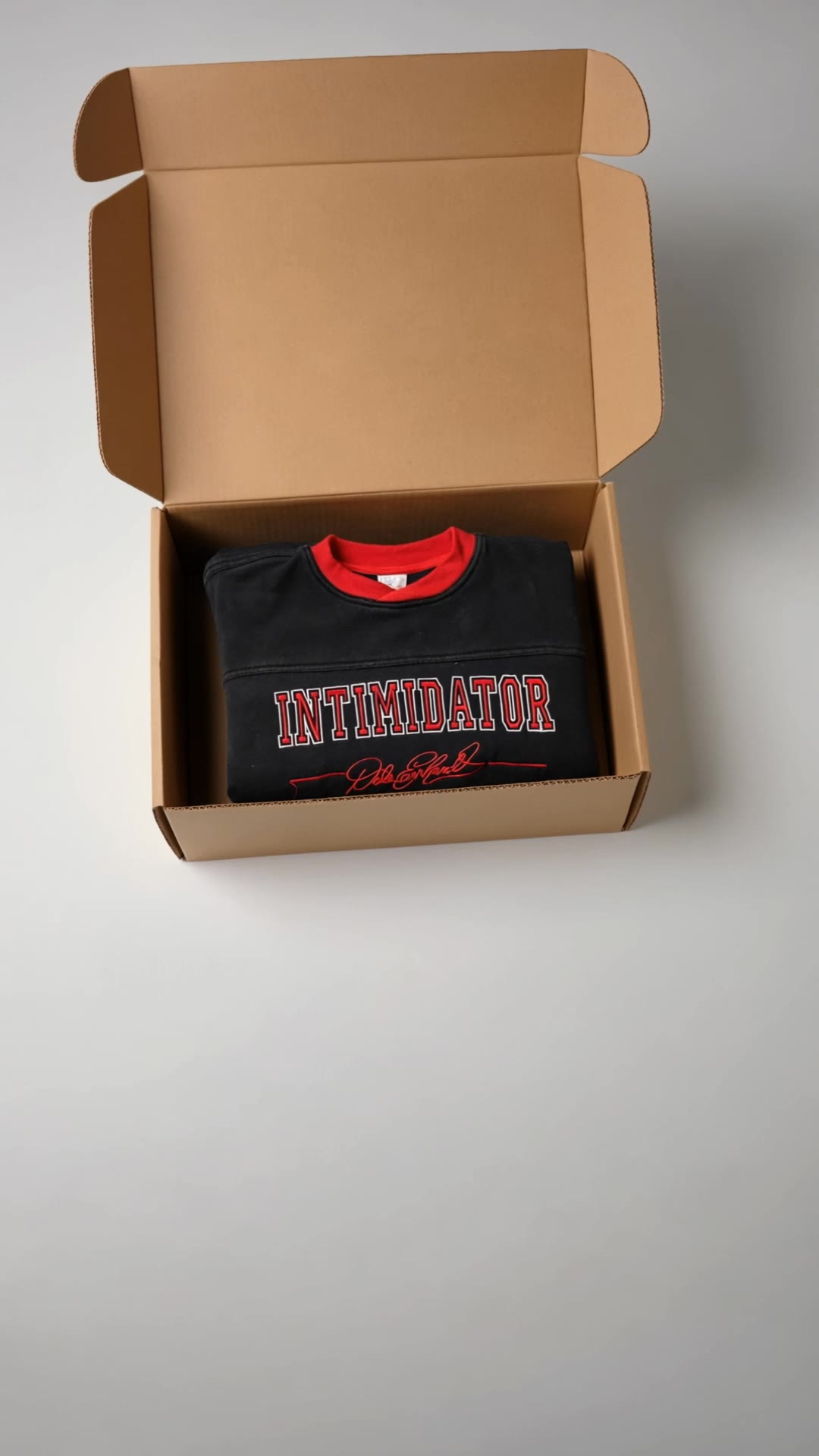 unboxing of your clothing - product photography examples AI video